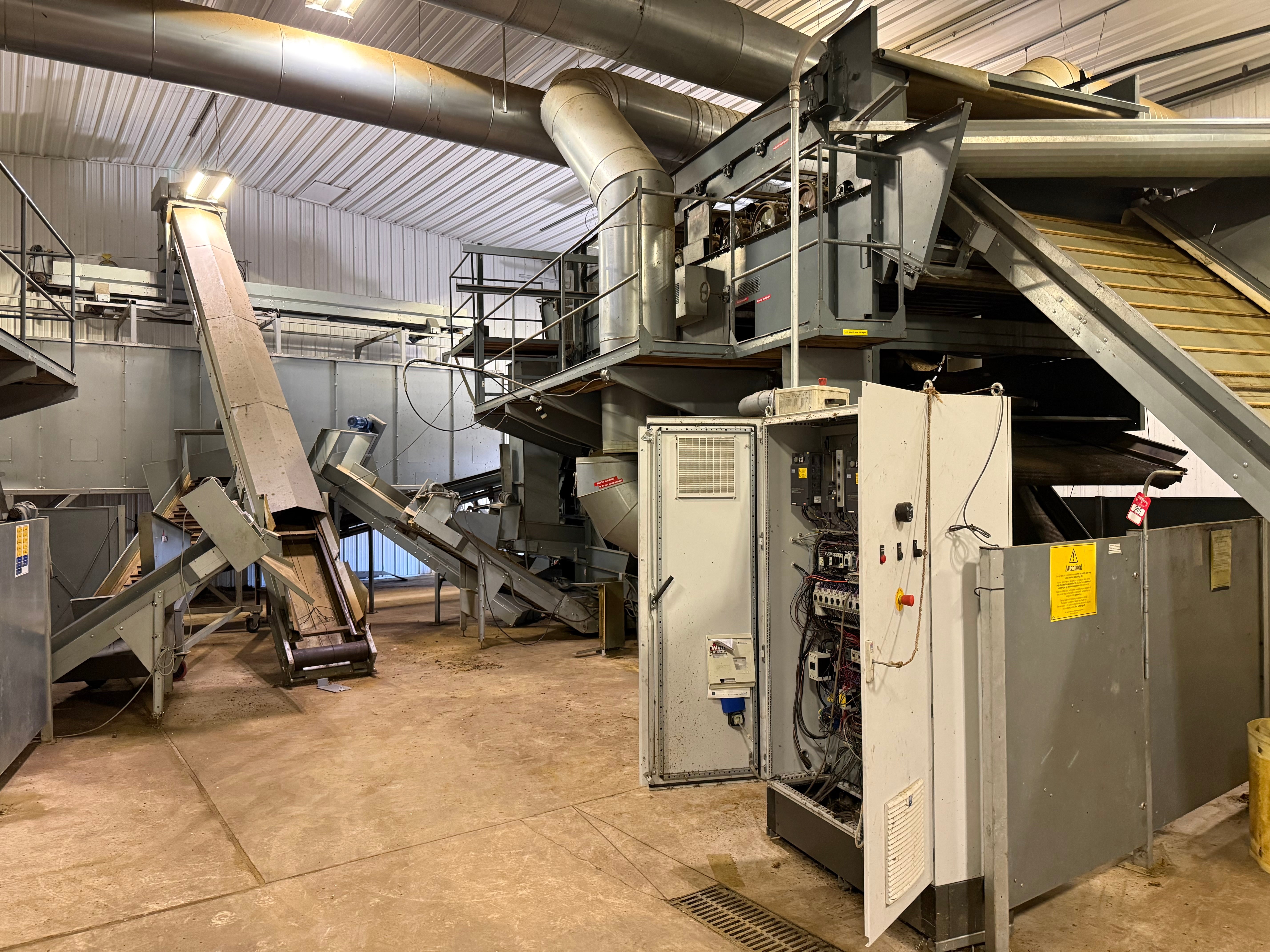 Wolf harvesting and processing system for 175 acres+