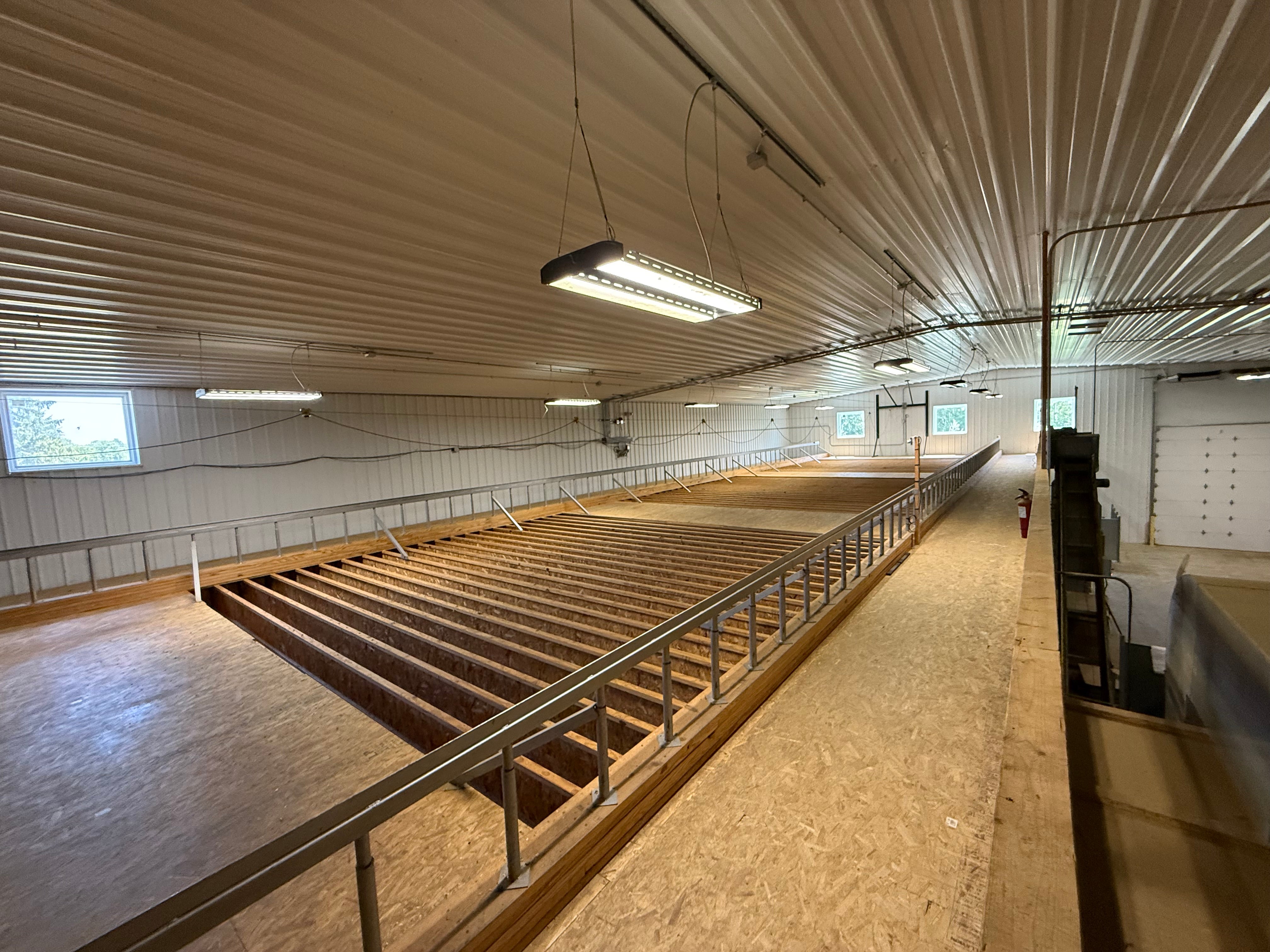 Wolf harvesting and processing system for 175 acres+